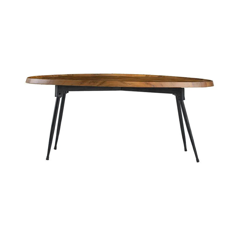 Oval Coffee Table - Brown by Unique Piece Furniture