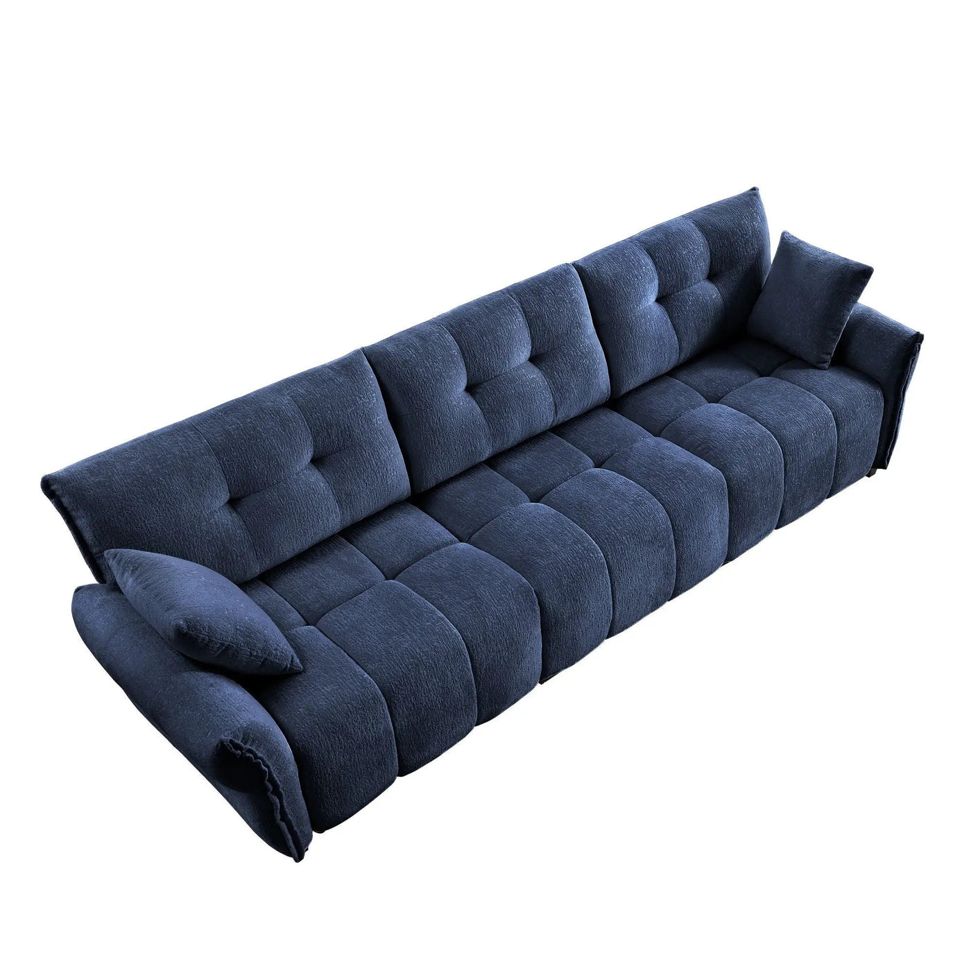 Modern Sofa & Pillows, Textured Cover, High Rebound Cushions by Unique Piece Furniture