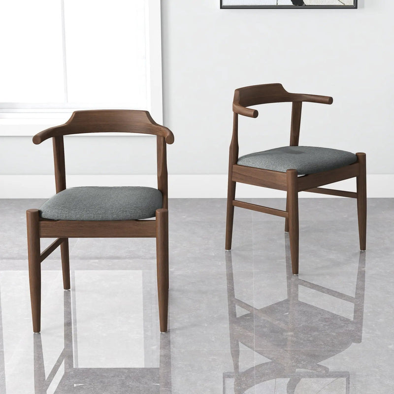 Leon - Mid-Century Modern Dining Chair (Set of 2) by HouseOfZazla