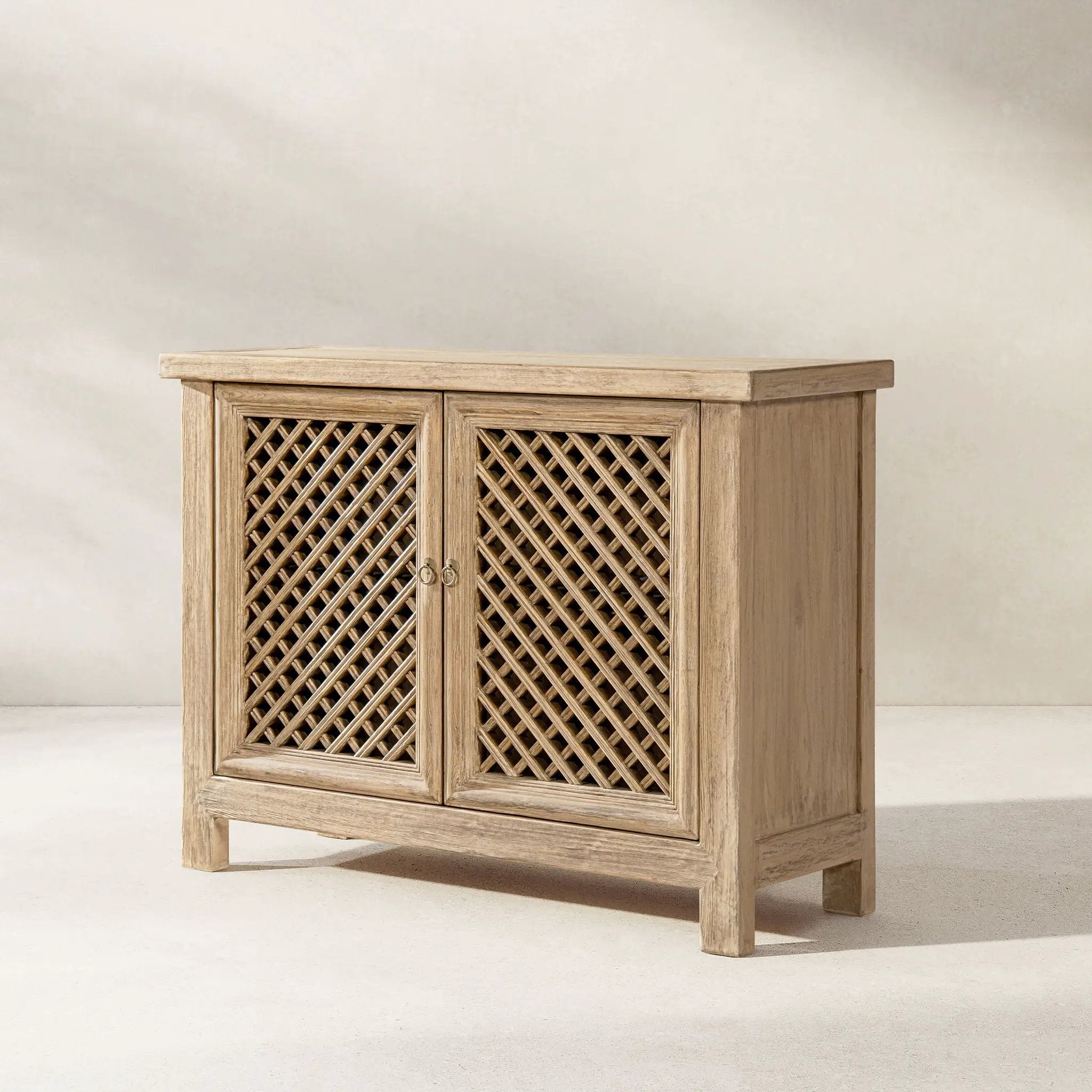 Arden - 2 Door Accent Storage Cabinet - Natural by HouseOfZazla