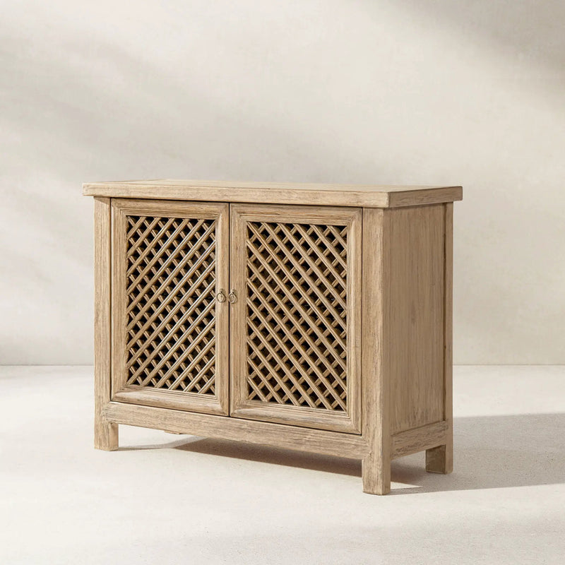 Arden - 2 Door Accent Storage Cabinet - Natural by HouseOfZazla