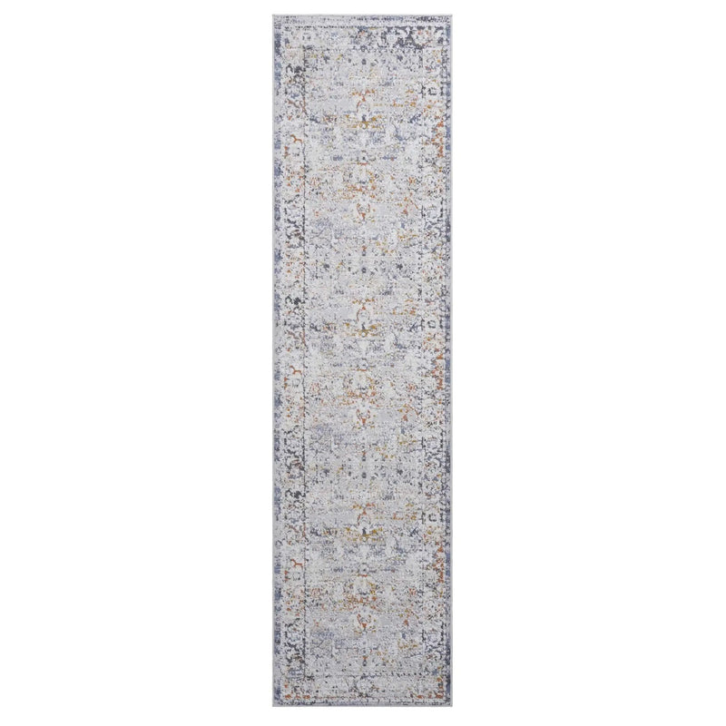 Payas - 2' X 8' Traditional Runner Rug - Ivory / Gray by HouseOfZazla
