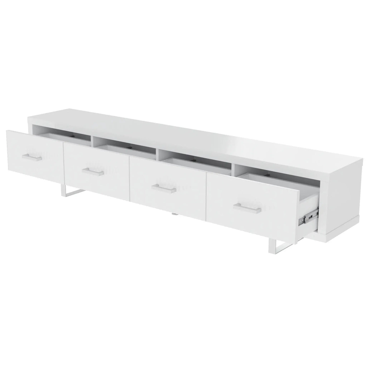 TV Stand With Slatted Drawers by Unique Piece Furniture