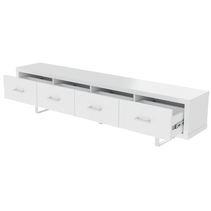 TV Stand With Slatted Drawers