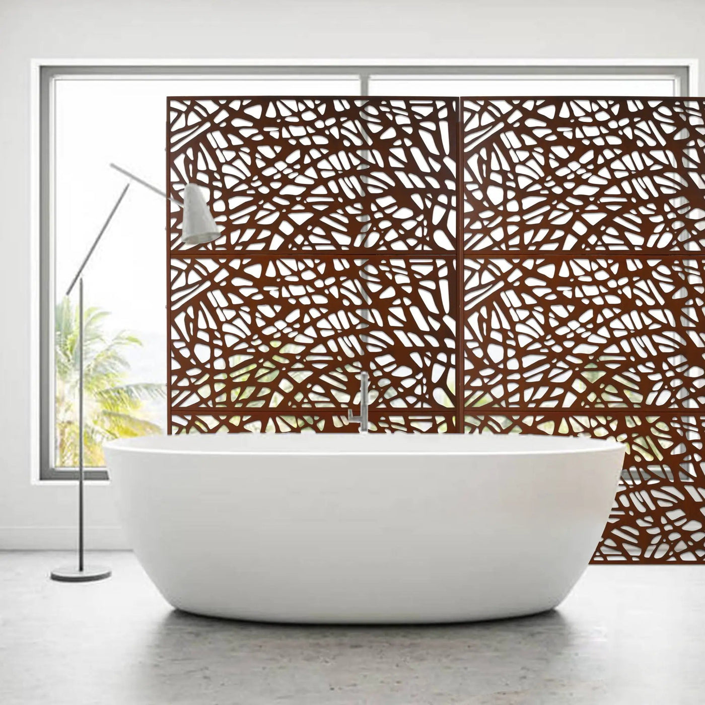 Outdoor & Indoor Freestanding Decorative Privacy Screen by HouseOfZazla