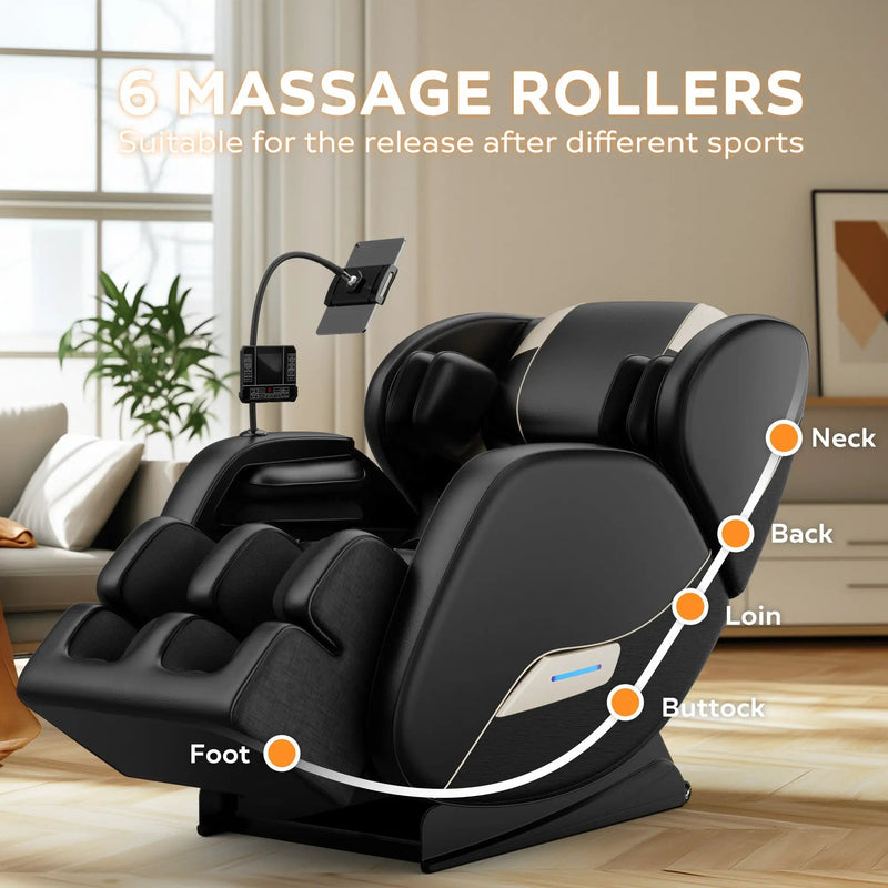 2024 Massage Chair Recliner with Zero Gravity & Full Body Air Pressure by HouseOfZazla