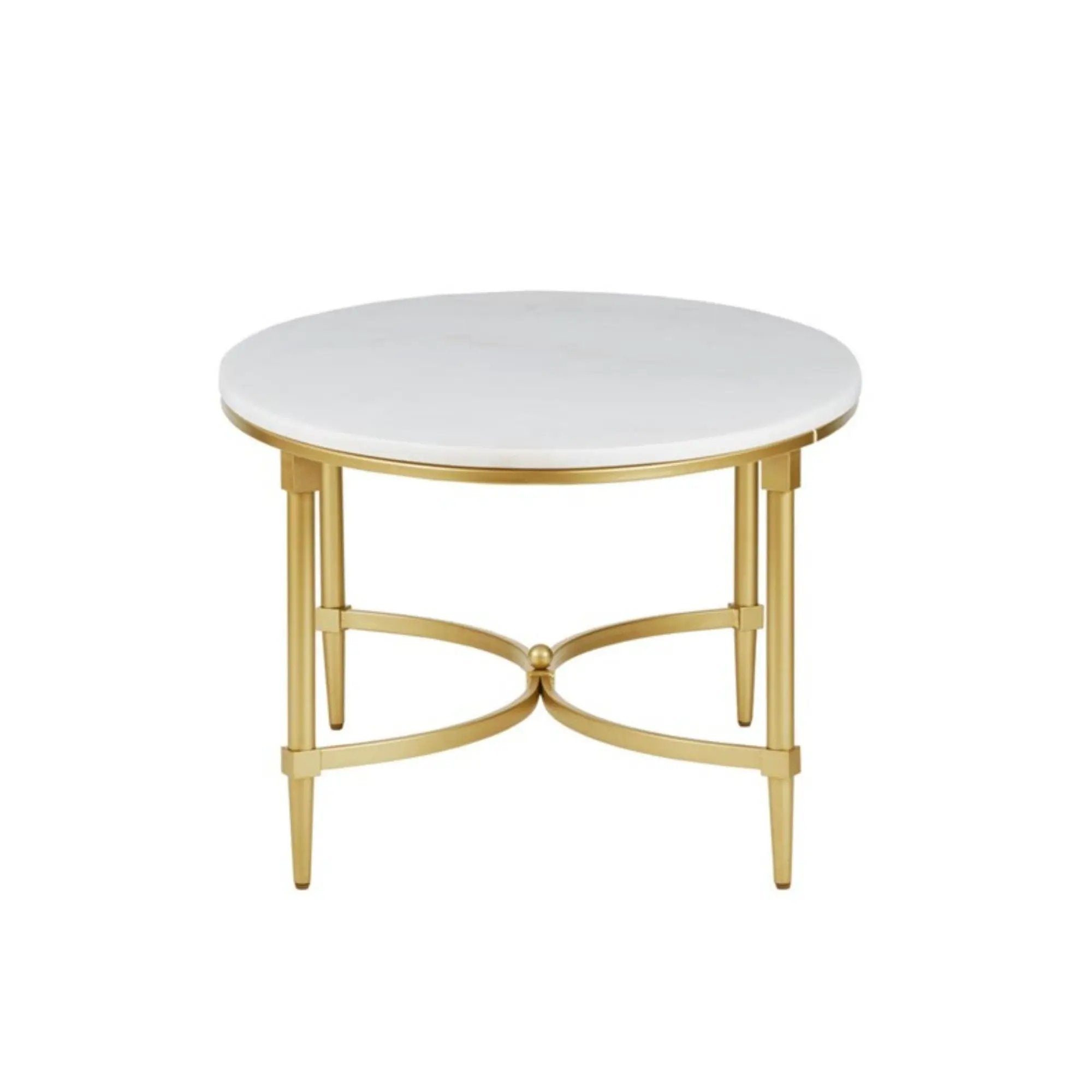 Bordeaux - Coffee Table - White / Gold by Unique Piece Furniture