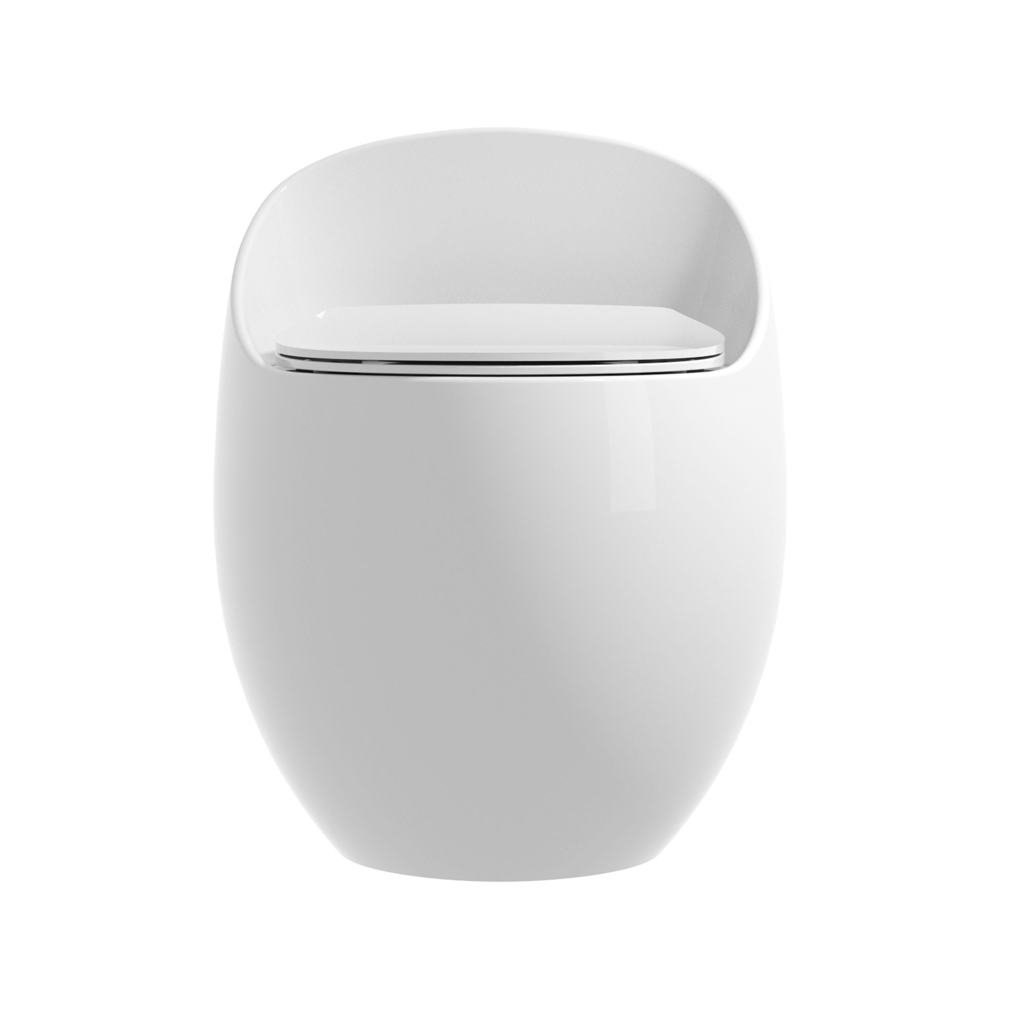 Modern Egg Shape Toilet 1.28 Gpf Single Flush Ceramic by HouseOfZazla
