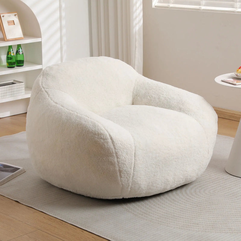 Giant Bean Bag Chair, Spacious Memory Foam With Armrests by HouseOfZazla