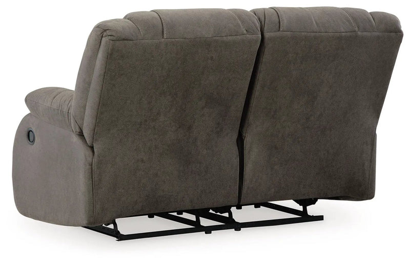 First Base - Reclining Loveseat - Gunmetal by Unique Piece Furniture