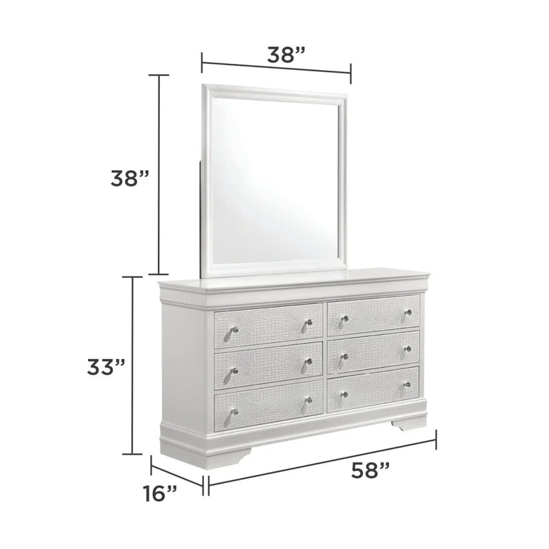 Blaze - Modern 6 Drawer Dresser by HouseOfZazla
