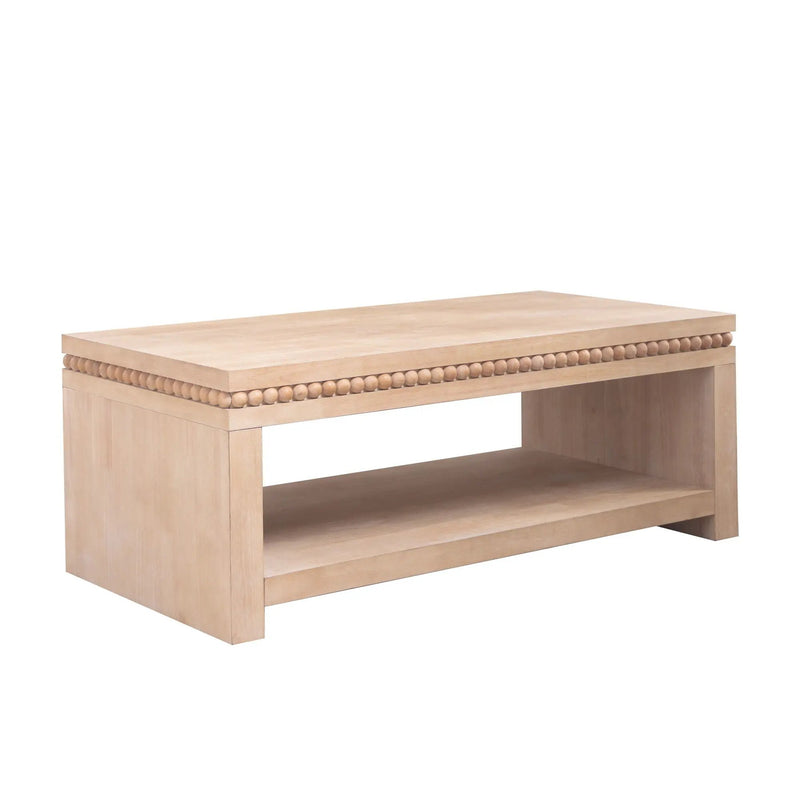 Modern Coffee Table With Beaded Trim by HouseOfZazla