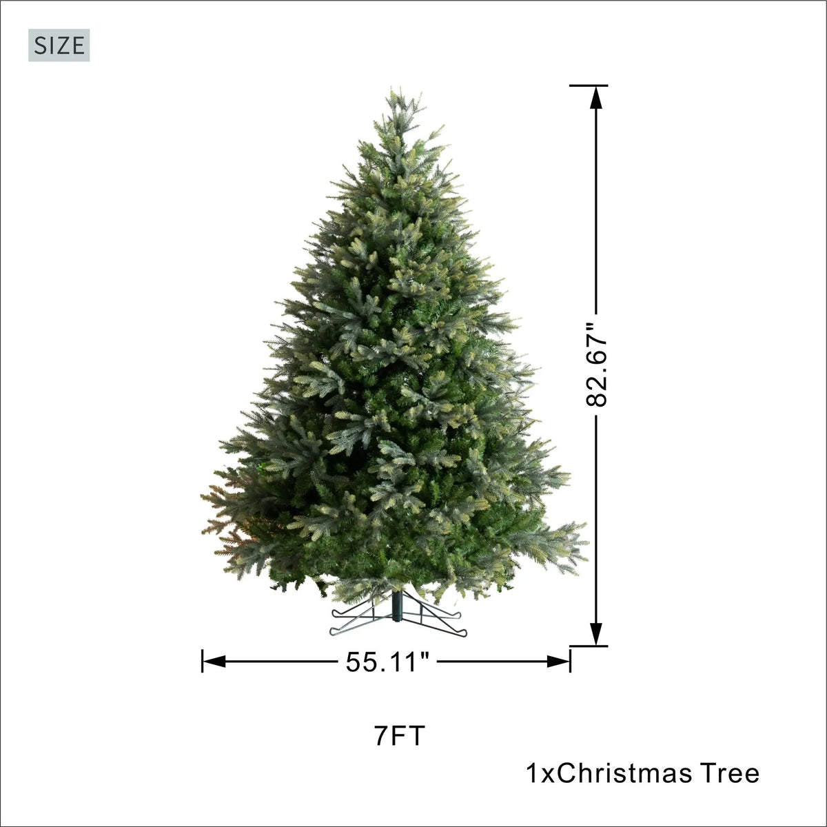 7 Ft Realistic Christmas Tree by HouseOfZazla