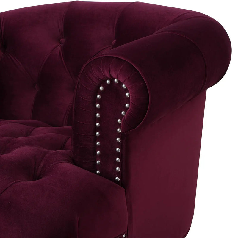 La Rosa - Victorian Tufted Upholstered Accent Chair by Unique Piece Furniture