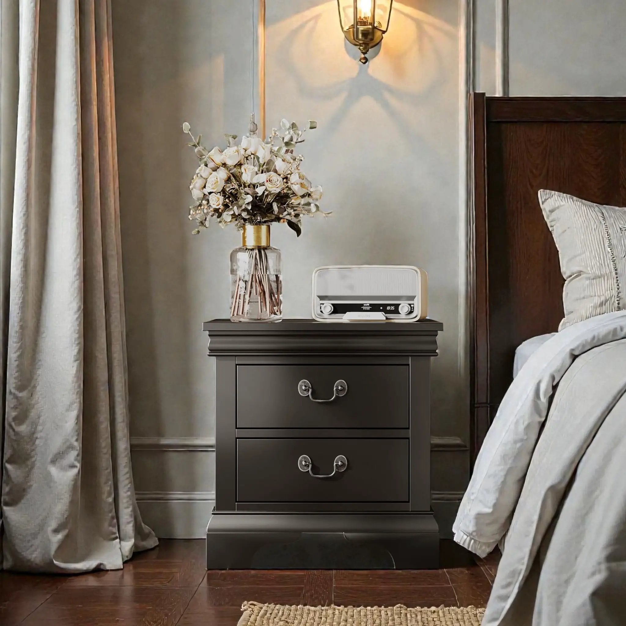 Nightstand With 2 Drawers by Unique Piece Furniture