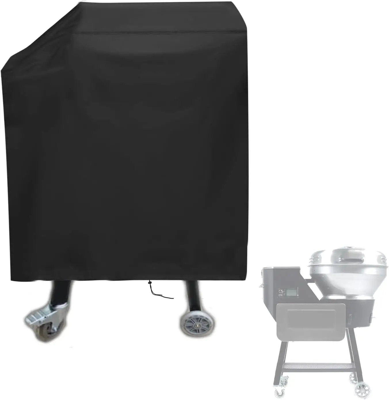 Grill Cover for Recteq RT-B380 & RT-B380X Bullseye Deluxe, Waterproof Outdoor Covers for Electric Pellet Smoker Grill, BBQ - 22.5" D x 38" W x 41" H by GreenHaven Gardens
