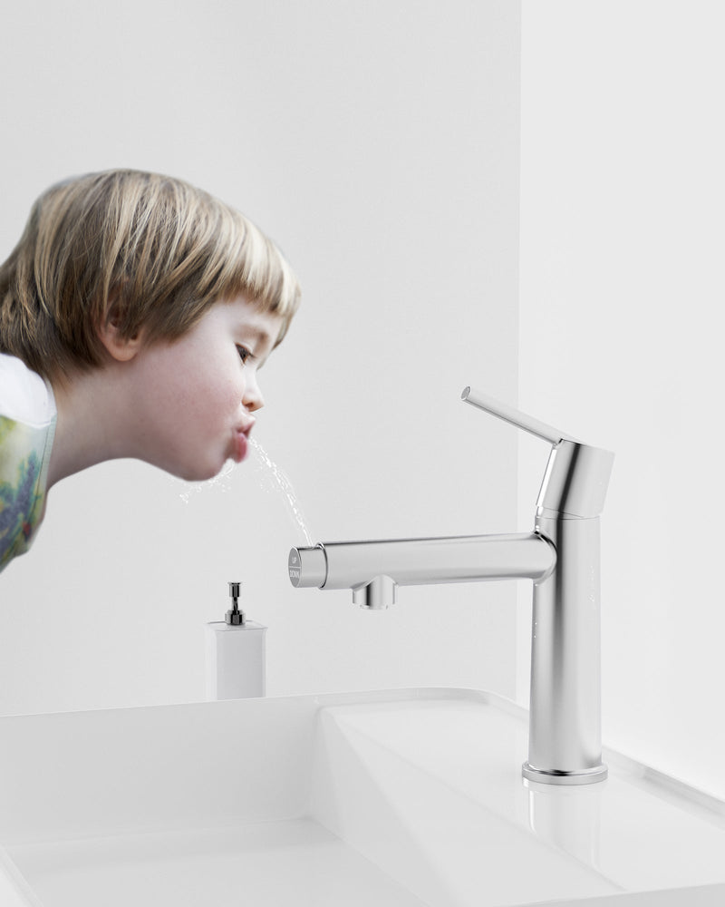 Chrome Single Handle Bathroom Faucet for 1 or 3 Holes by HouseOfZazla