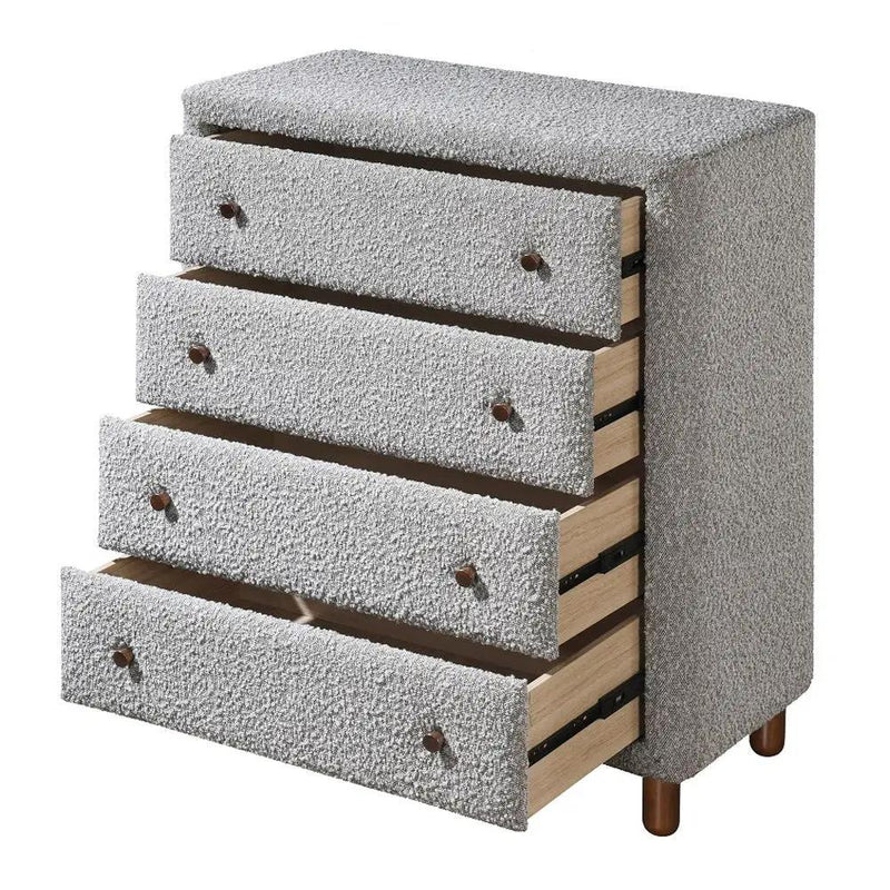 Cleo - Chest - Gray Boucle by Unique Piece Furniture