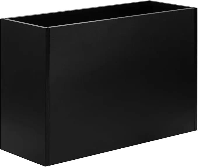 Metal Planter Box 38”x12”x30” with Adjustable Shelf & Smart Drainage - Heavy-Duty Powder-Coated Steel, All-Weather Indoor/Outdoor Use for Garden, Patio, Balcony by GreenHaven Gardens