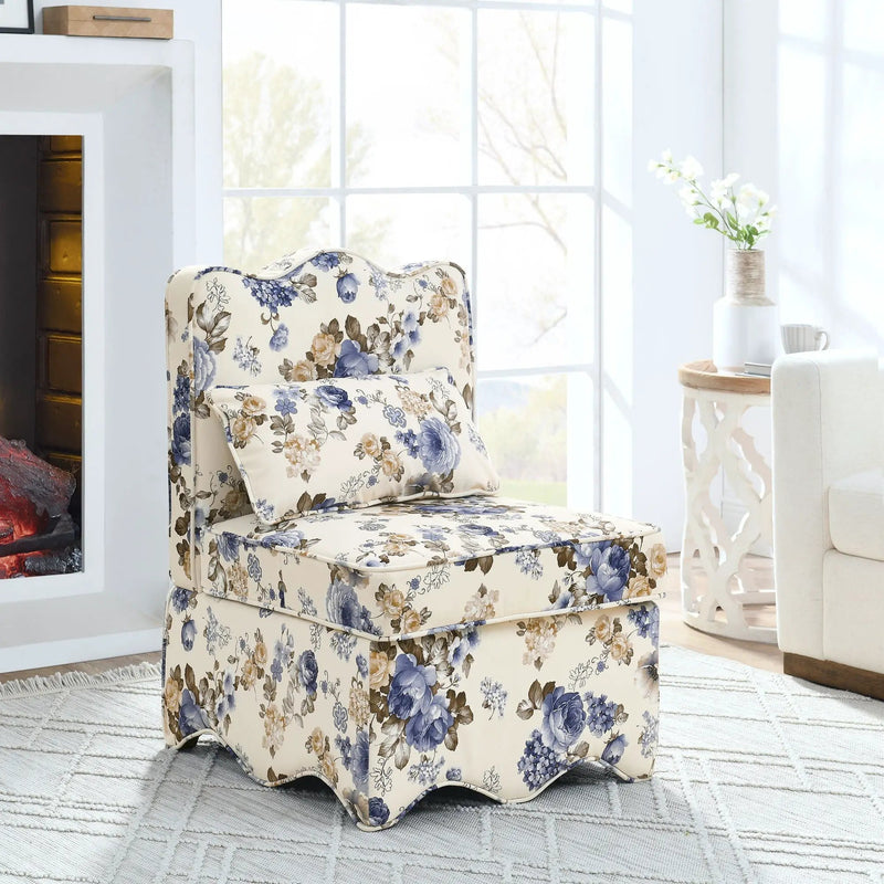 Stylish Flannel Dining Chair With Soft Cushion And Backrest by HouseOfZazla