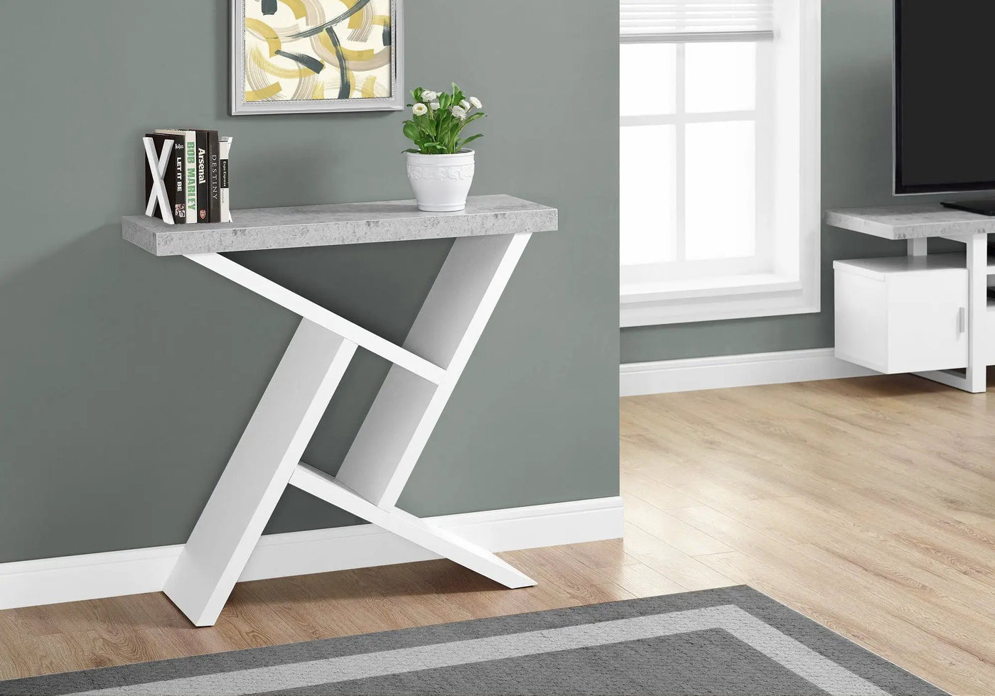 Accent Console Table For Entryway, Spacious Table Top, Contemporary & Modern by Unique Piece Furniture