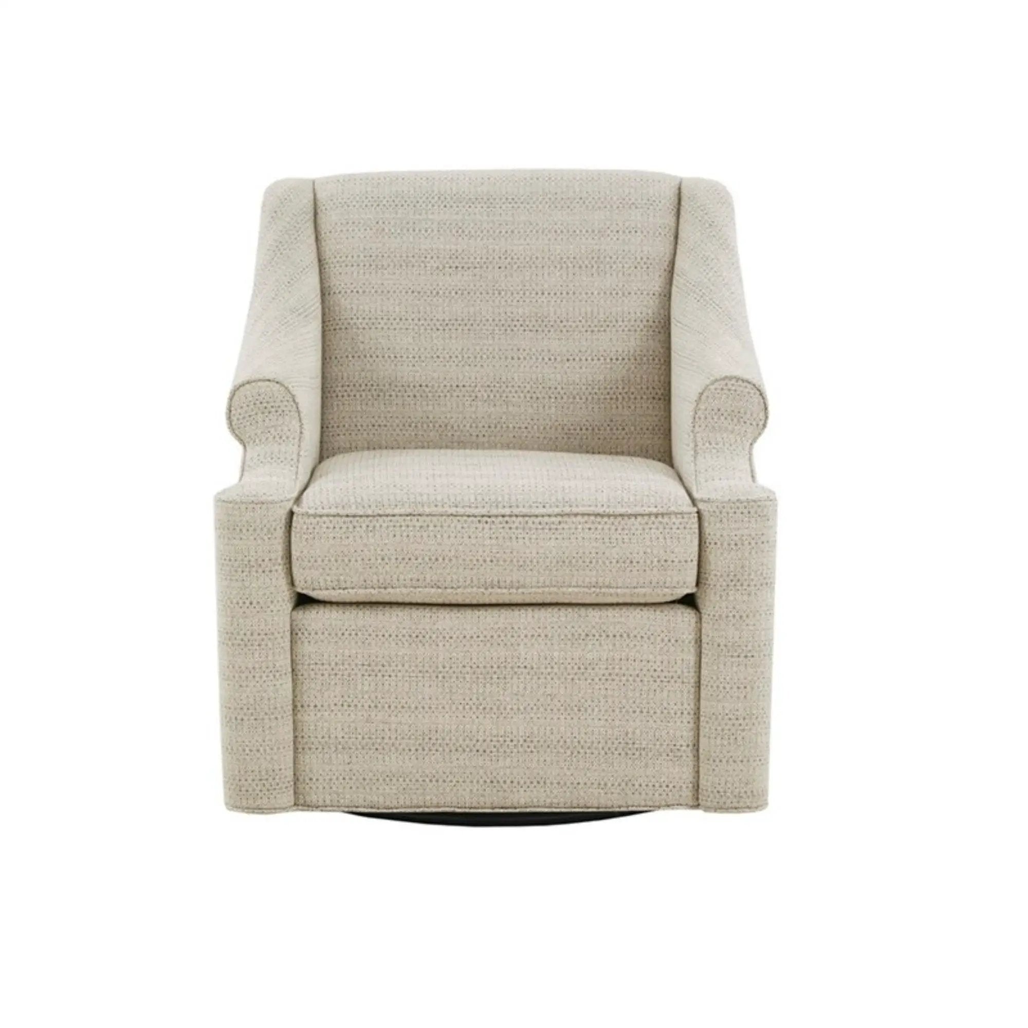 Justin - Swivel Glider Chair With 360 Degree Rotation - Tan by Unique Piece Furniture