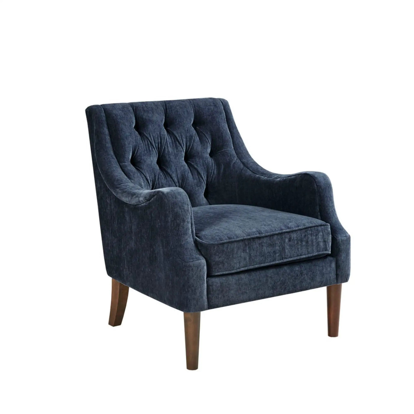 Button Tufted Accent Chair Vintage Style by HouseOfZazla