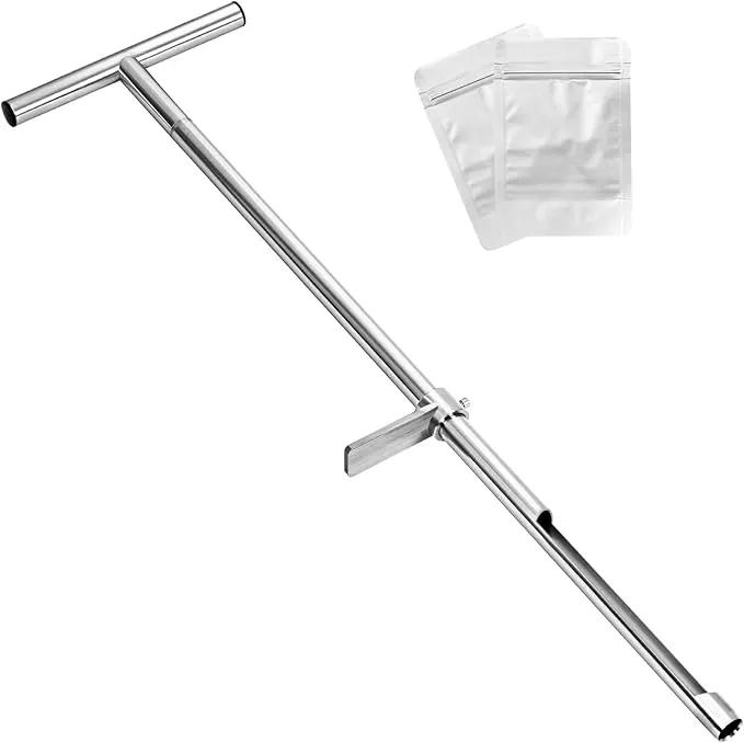 Soil Sample Probe, 36 Inch Soil Probe Rod, Ground Probe Rod, My Soil Test Kit, Stainless Steel Soil Sampler Tool for Soil Sampling, Gardening by GreenHaven Gardens
