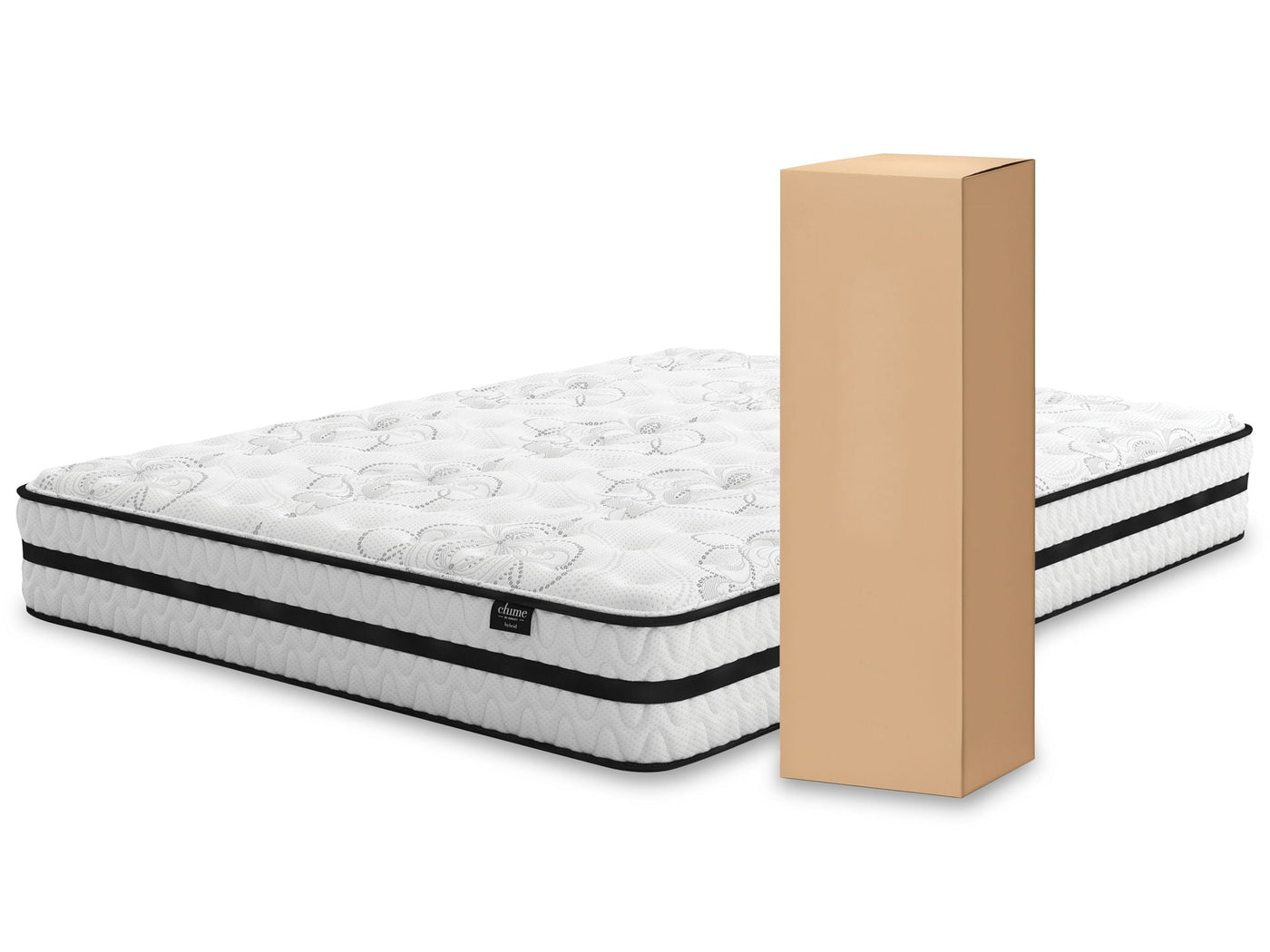 Chime 10 Inch Hybrid - Medium Hybrid Mattress by Unique Piece Furniture