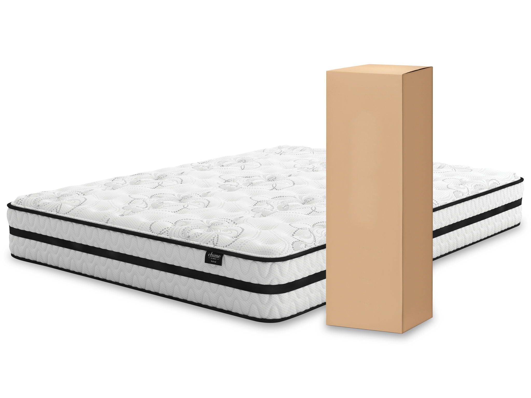 Chime 10 Inch Hybrid - Medium Hybrid Mattress by Unique Piece Furniture