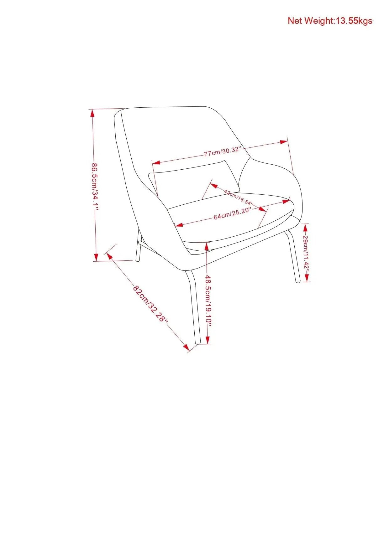 Elmont - Hand Constructed Accent Chair by HouseOfZazla
