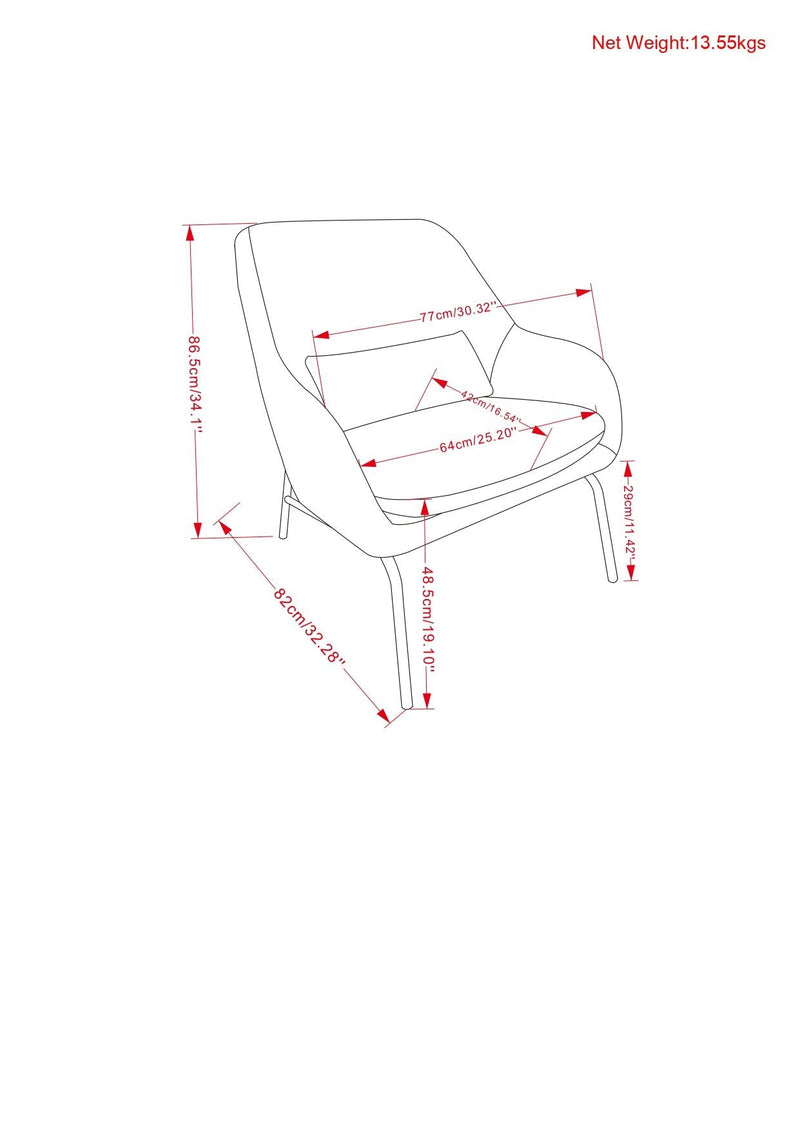 Elmont - Hand Constructed Accent Chair by HouseOfZazla