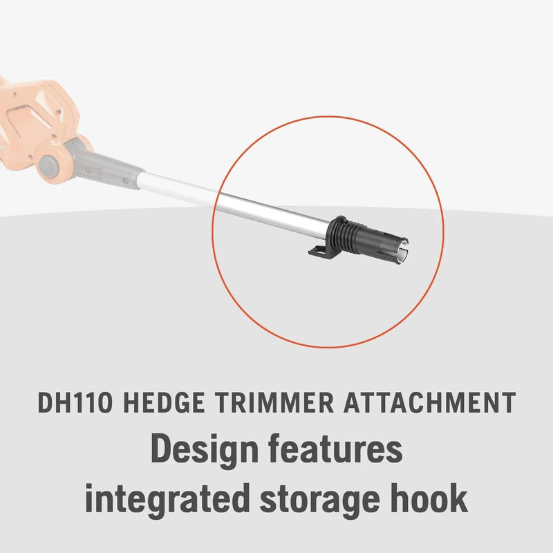 Husqvarna DH110 Hedge Trimmer Attachment, FLXi Compatible Cordless Hedge Trimmer Attachment, Hook and Harness Included for Easy Storage and Additional Support by GreenHaven Gardens