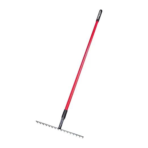 Bully Tools 92369 66-Inch 4-Tine Mulch Fork with Fiberglass Long Handle by GreenHaven Gardens