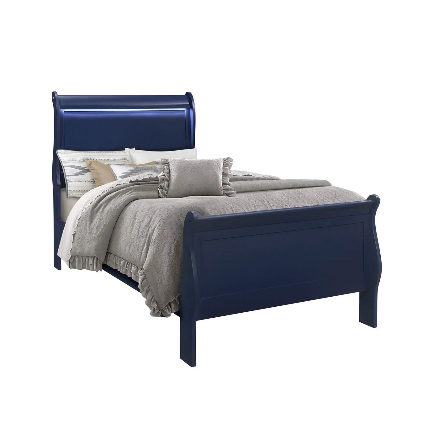 Charlston - Bed With LED by Unique Piece Furniture