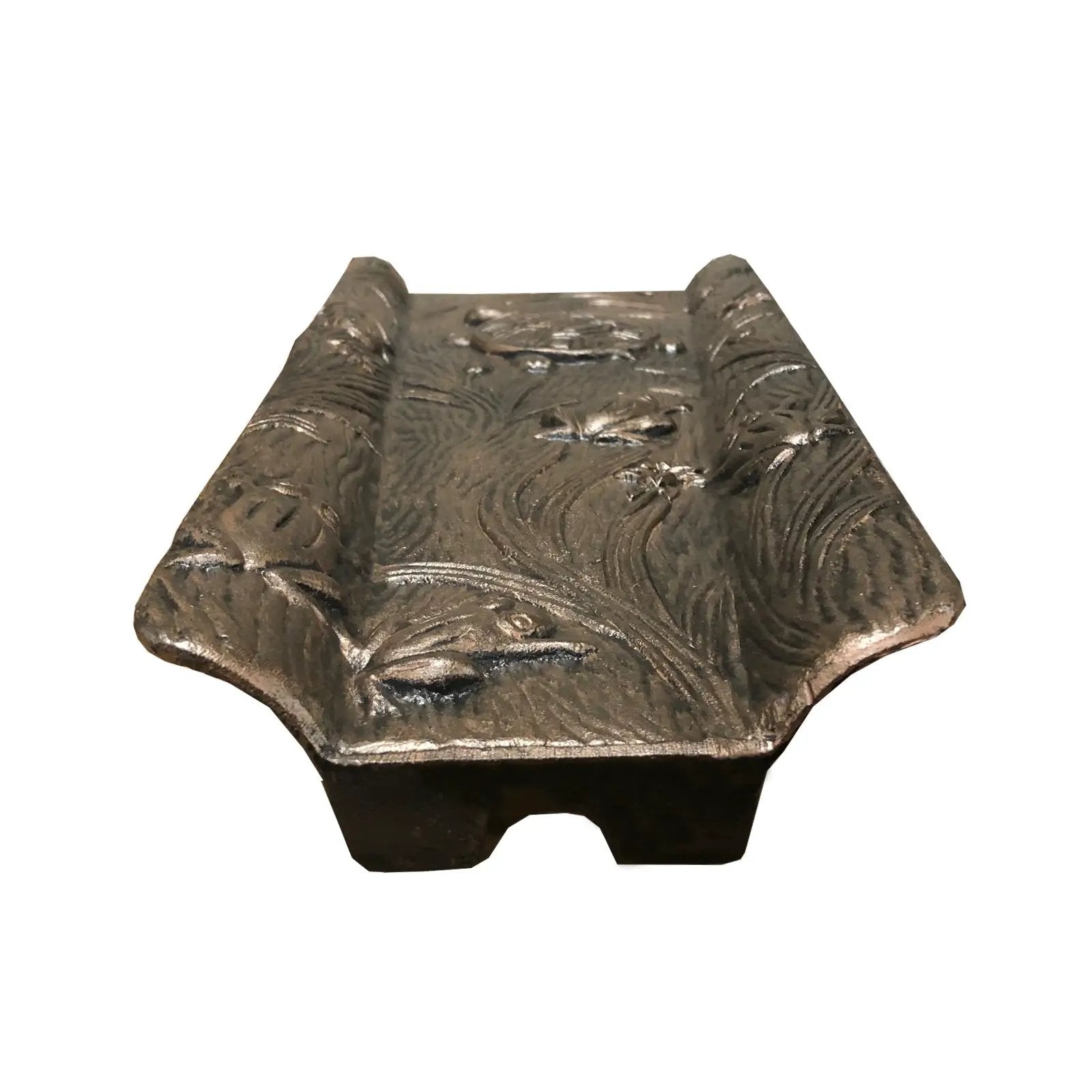 Bronze 22.5-in Cast Aluminum Downspout Gutter Turtle Splash Block by Sharicks
