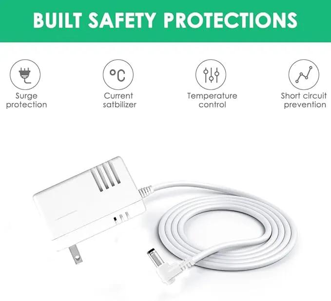 24V AC/DC Adapter Charger Compatible with Rachio Smart Sprinkler Controller, Indoor Irrigation System Controller Accessories Power Supply Cord by GreenHaven Gardens