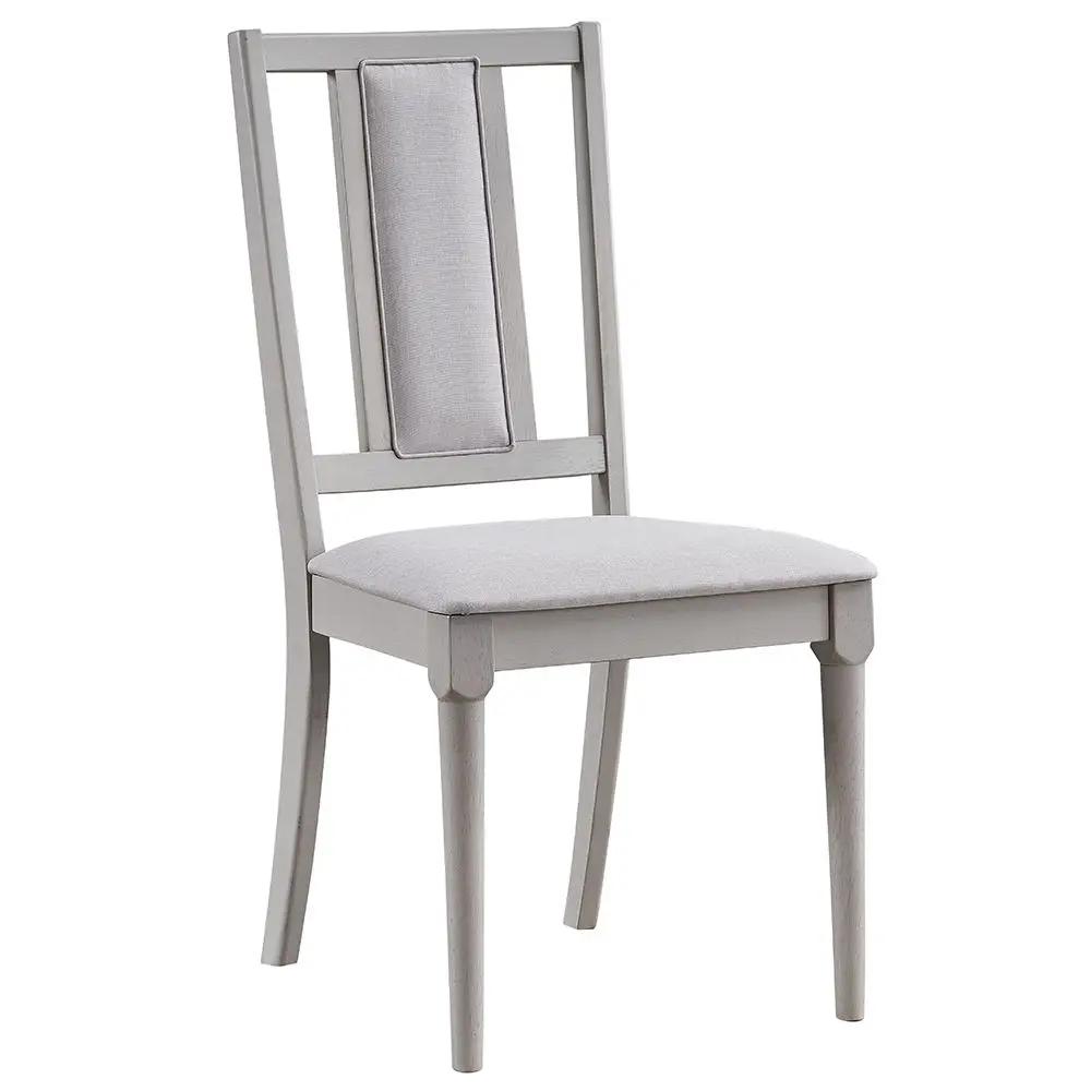 Marta - Side Chair (Set of 2) - Beige Linen & Natural by Unique Piece Furniture