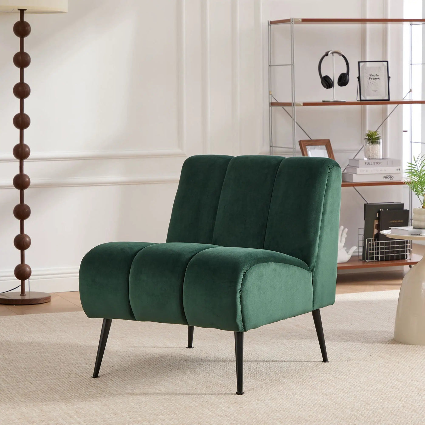 Upholstered Armless Chair For Living Room by HouseOfZazla