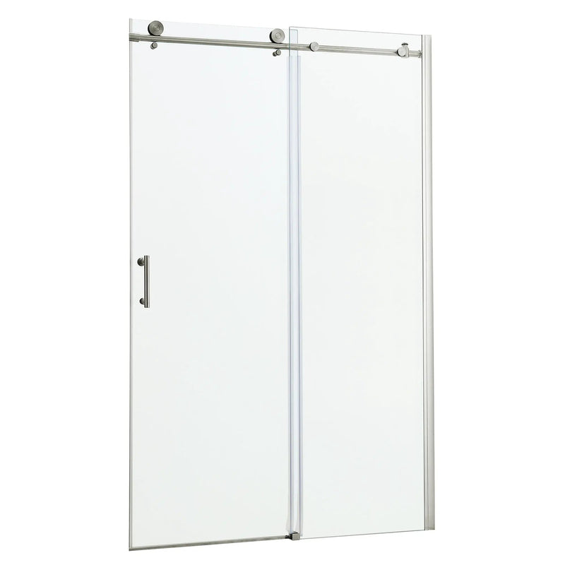 Single Sliding Bypass Shower Door Enclosure With Tempered Glass by HouseOfZazla