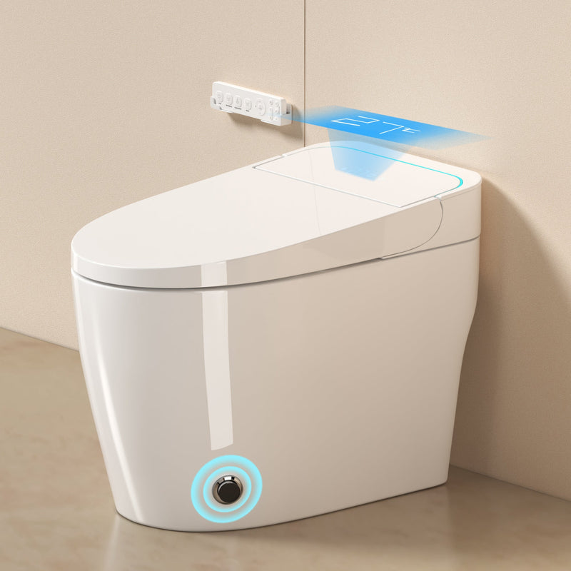 Unique Smart One-Piece Toilet with Bidet and Auto Seat by HouseOfZazla