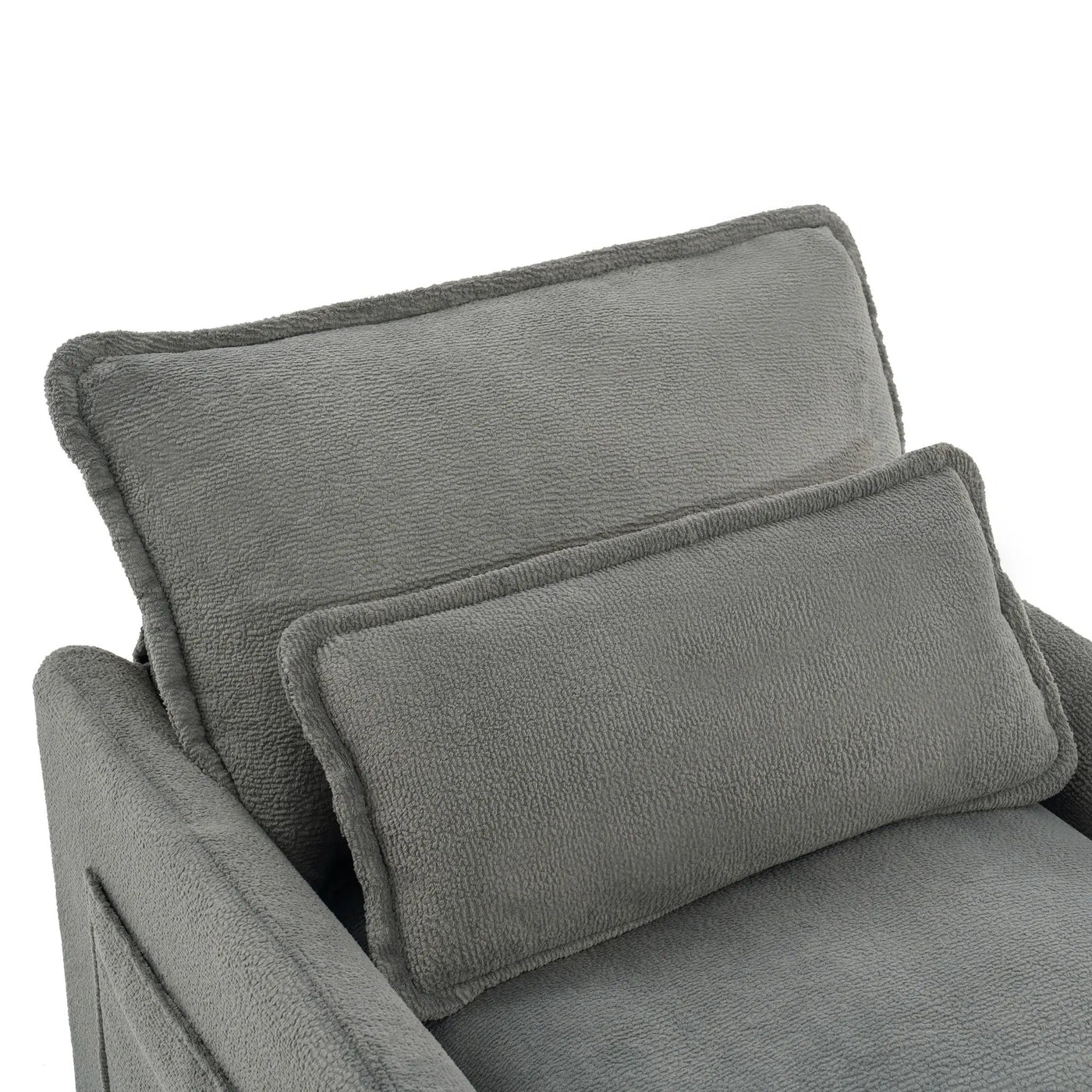 Modern Single Seat Accent Chair With Side Storage Pockets by HouseOfZazla