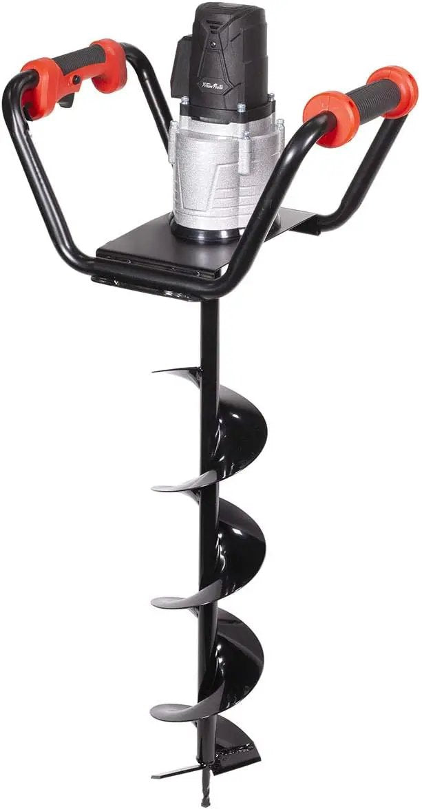 XtremepowerUS 1500W Electric Post Hole Digger Earth Auger Dig Hole Fence Post Hole Digging, Tree Planting with 6" Digging Auger Bit Set, 3/4" Shaft by GreenHaven Gardens