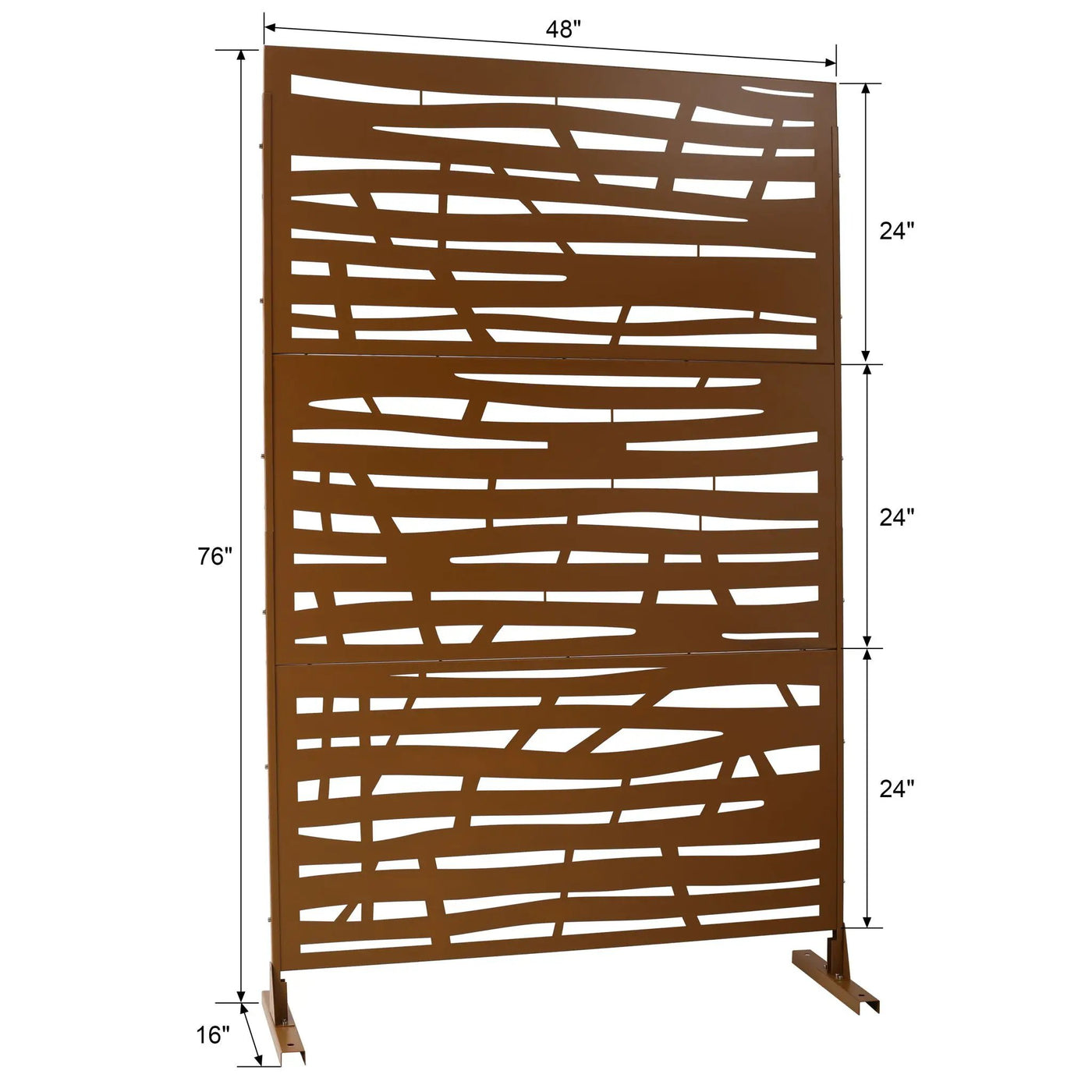 Outdoor & Indoor Privacy Screen Metal Privacy Screen by Unique Piece Furniture