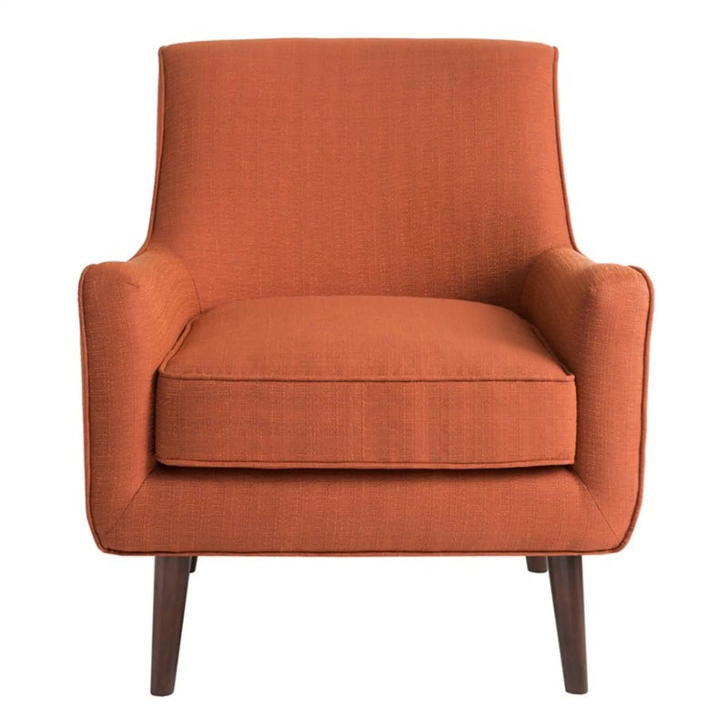 Accent Chair Upholstered With Legs - Burnt Orange by Unique Piece Furniture