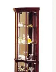 Huxley - Curio Cabinet (Corner) - Cherry by HouseOfZazla