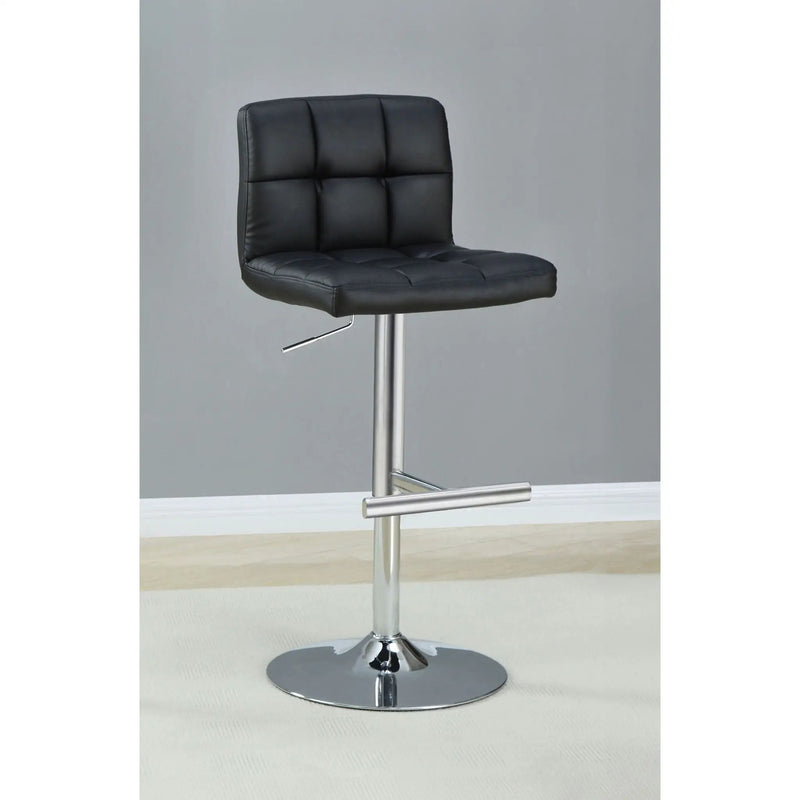 Adjustable Bar Stool (Set of 2) - Black by HouseOfZazla