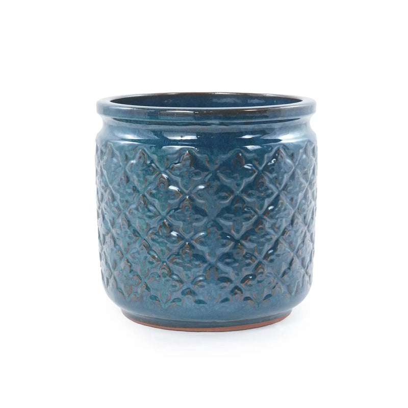 Handmade Ceramic Flower Pot Set of 3, 15/12/9 Inch Diameter by HouseOfZazla