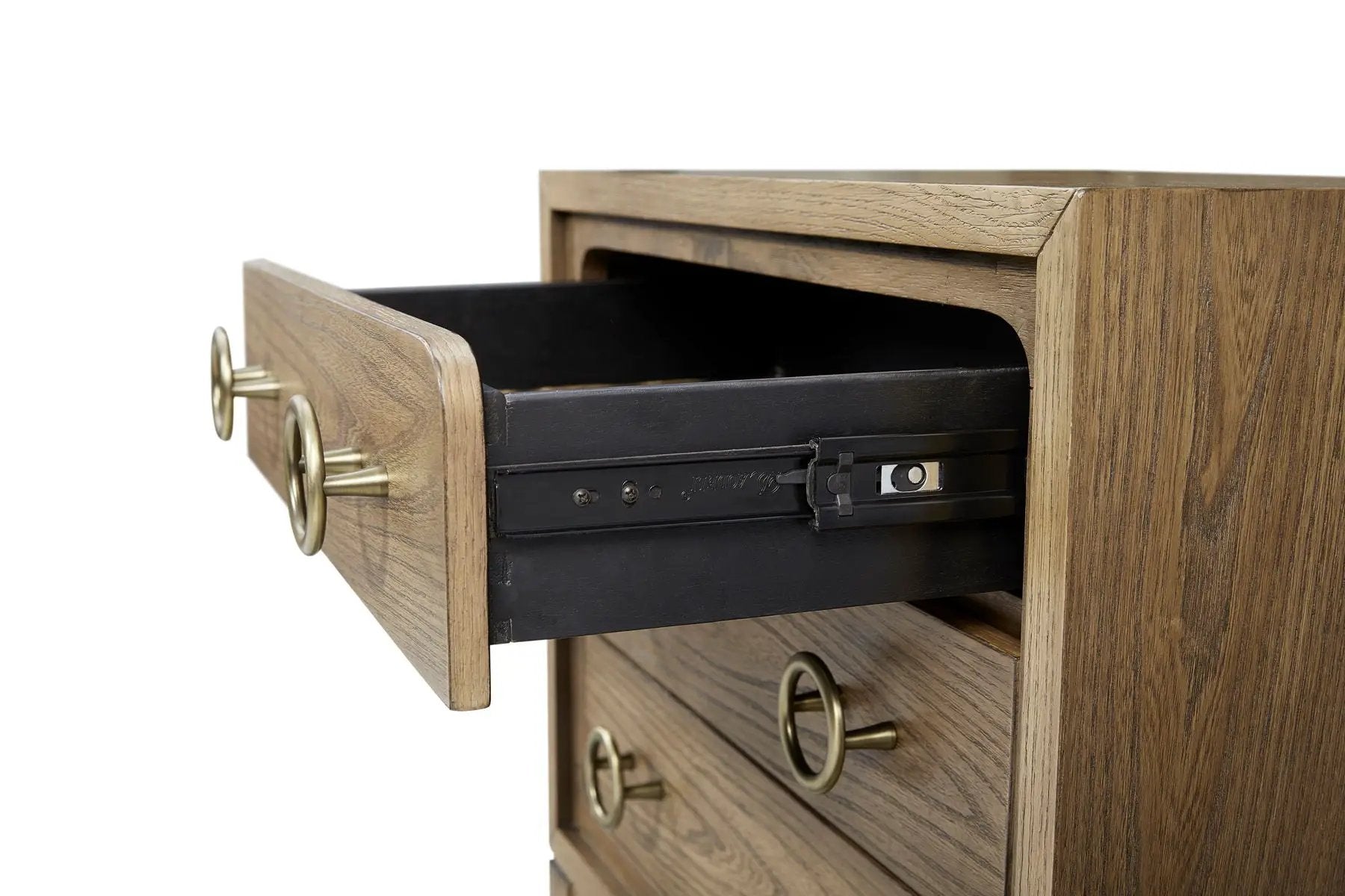 3 Drawer Nightstand With USB - Latte by Unique Piece Furniture