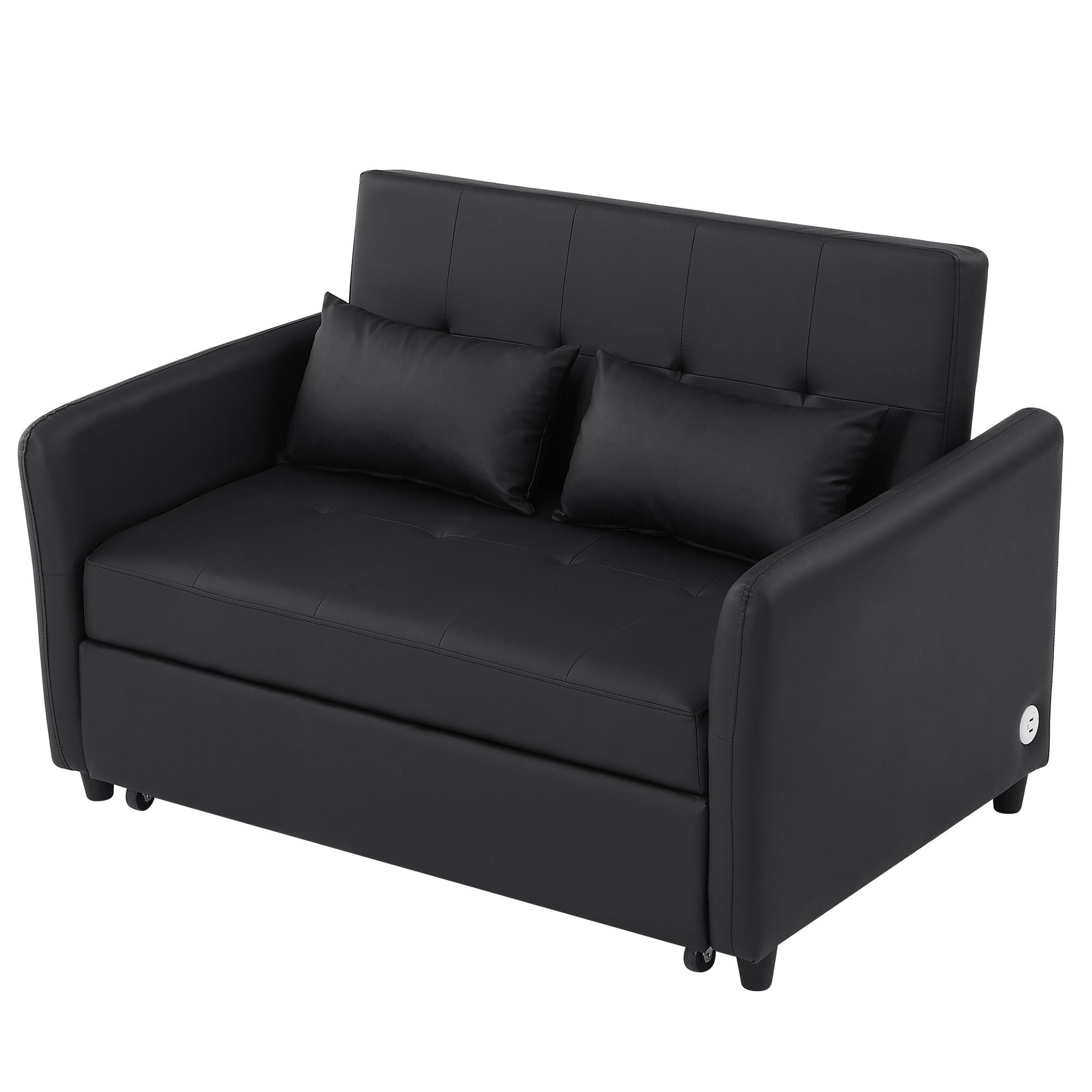 Convertible Sleeper Sofa Bed With 3 USB Ports by HouseOfZazla